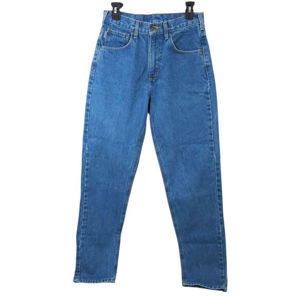 Carhartt Relaxed Fit Jeans Mens Size 30 x 33 Denim 5 Pocket Tapered Leg B17 DST - Picture 1 of 15